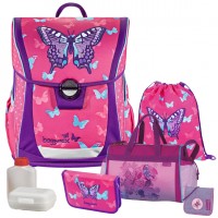 Sweet Butterfly Baggymax FABBY Schulranzen-Set 7tlg.