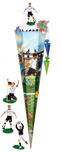 Soccer 3D Schultütenschmuck-Set