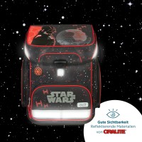 Scooli Star Wars EasyFit Schulranzen-Set 12tlg. mit Sporttasche, Schultuete, Brotdose und Trinkflasche, Schreibset, Folienballon und Regenhuelle