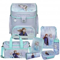 Scooli Frozen EasyFit Schulranzen-Set 8tlg. mit Sporttasche, Brotdose und Trinkflasche