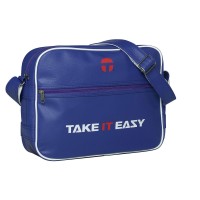 Take It Easy EAZY BAG Umhängetasche Collegetasche Blau