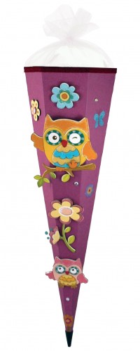 Eule Olivia the Owl Schultueten-Bastelset