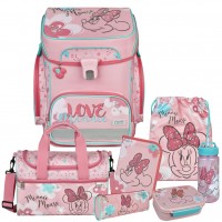 Scooli Minnie Mouse EasyFit Schulranzen-Set 8tlg. mit Sporttasche, Brotdose und Trinkflasche