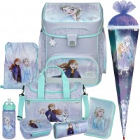 Scooli Frozen EasyFit Schulranzen-Set 9tlg. mit Sporttasche, Schultuete, Brotdose und Trinkflasche