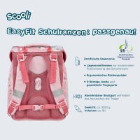 Scooli Minnie Mouse EasyFit Schulranzen-Set 9tlg. mit Sporttasche, Schultuete, Brotdose und Trinkflasche