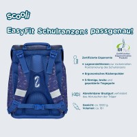 Scooli Team Player EasyFit Schulranzen-Set 10tlg. mit Sporttasche, Schultuete, Brotdose und Trinkflasche, Heftmappe