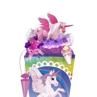 Pegasus Regenbogenbunt Schultütenschmuck-Set