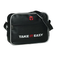 Take It Easy EAZY BAG Umhängetasche Collegetasche Schwarz