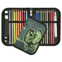 Jurassic World - T-Rex - Scooli Schulranzen-Grundset 5tlg.