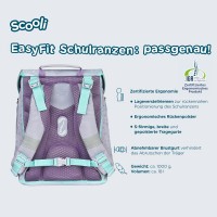 Scooli Frozen EasyFit Schulranzen-Set 9tlg. mit Sporttasche, Schultuete, Brotdose und Trinkflasche